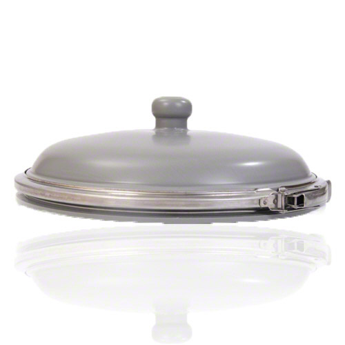 Mannloch&nbsp; aus PPs ohne Stutzen, Deckel aus PPs, Spannring verstellbar