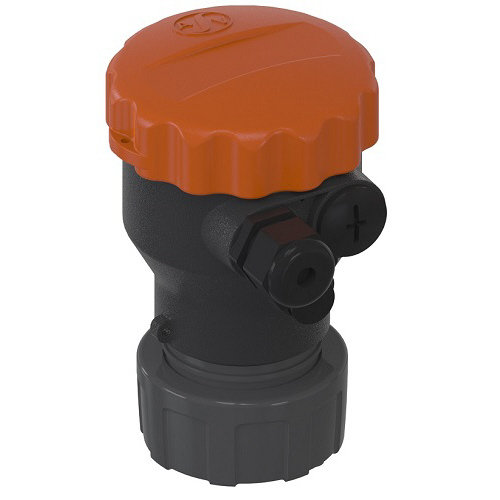 PVC-U F&uuml;llstand-/ Temperatursensor Typ HFT MD Compact, Modbus-Version, Muffe DIN, EPDM