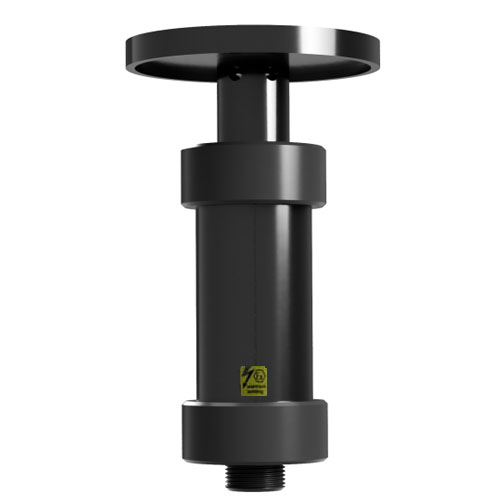 pH-Indikatorgef&auml;&szlig; SDA 90 aus PE-el f&uuml;r S&auml;ure, Au&szlig;enaufstellung