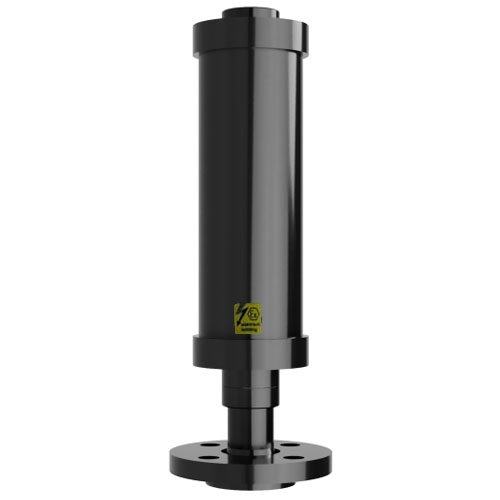 S&auml;uredunstabscheider Typ SDA 90, 1,0 Liter, PE-el (elektrisch leitf&auml;hige Ausf&uuml;hrung), Anschluss Losflansch nach DIN